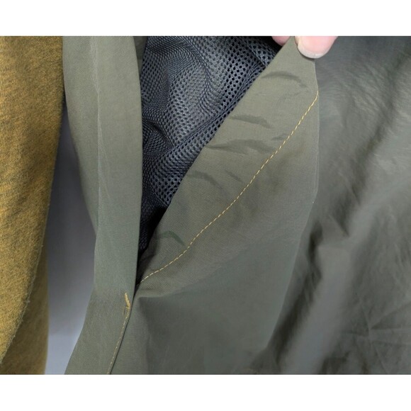 Alpine Design 1962 Anorak Pullover Jacket Hooded Yellow Green Mens Size XXL - Picture 4 of 9